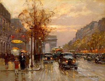 EC champs elysees Parisian Oil Paintings